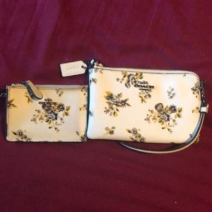 Coach wristlet and card ID holder